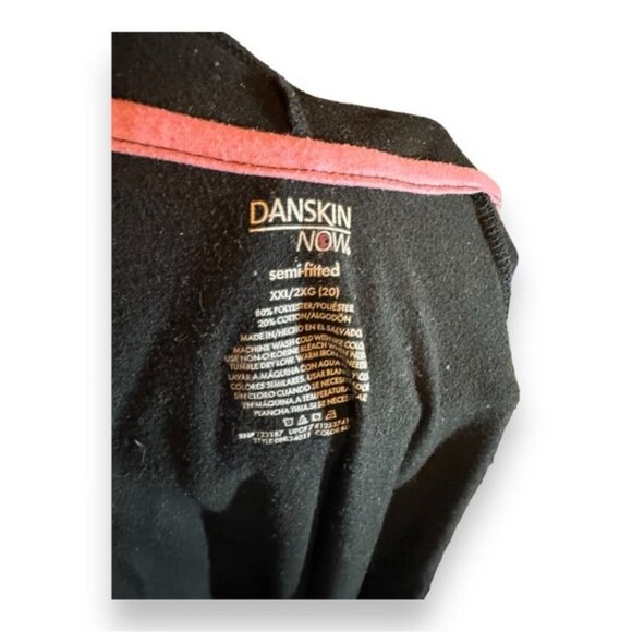 Women’s 2X Danksin NOW Actives Black Semi Fitted Drape Front Cardigan 18 20 XXL - Picture 7 of 7
